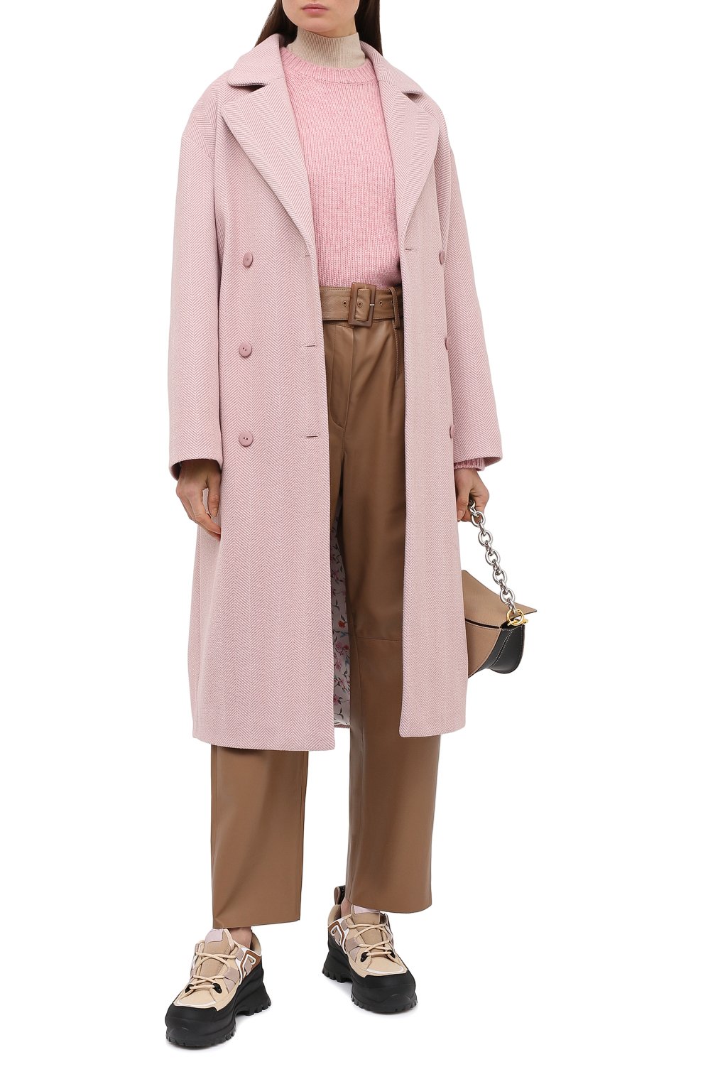 Шерстяное пальто PEFORGIRLS, арт. PE.100.2022.09.00104.610, фото 2