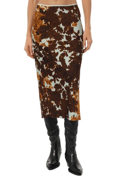 Юбка из вискозы DRIES VAN NOTEN, арт. 232-010829-7140, фото 3