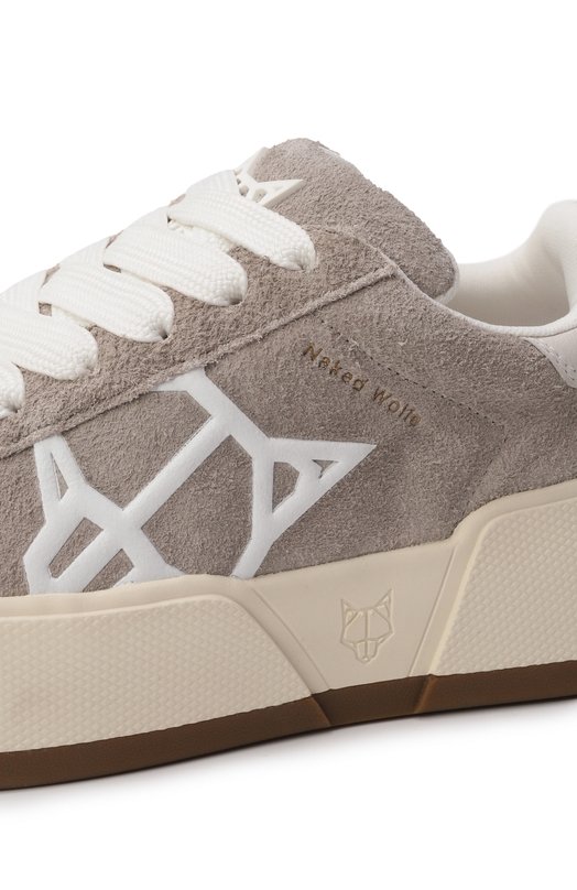 Замшевые кеды Sound Naked Wolfe S0UND/C0W SUEDE Серый  S0UND/C0W SUEDE Фото 7