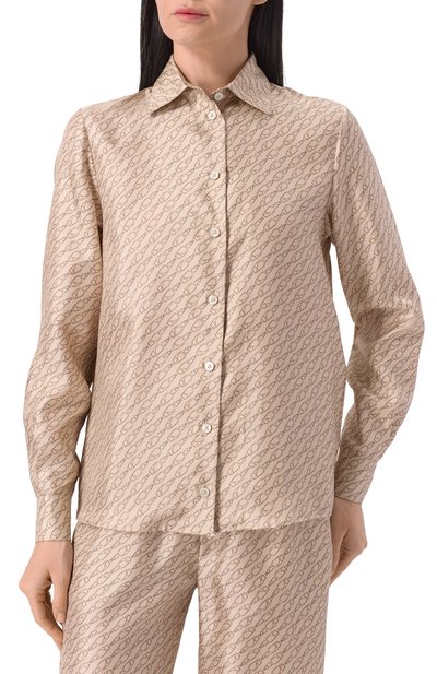 Атласная рубашка HERNO, арт. CM000021D/16009P, фото 3