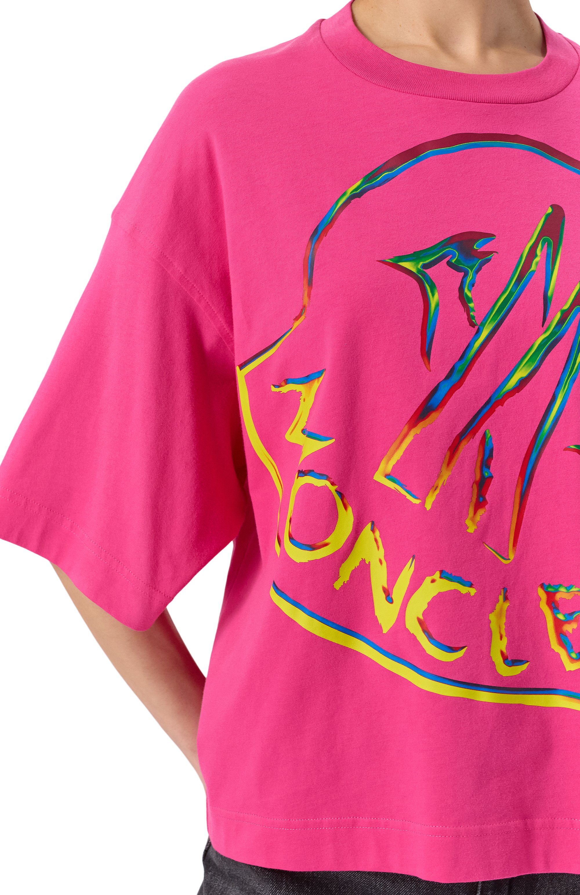 Хлопковая футболка MONCLER, арт. 8C00026/899SP, фото 5