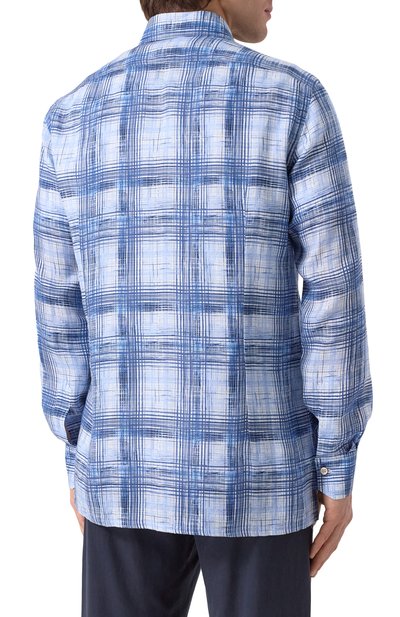 Льняная рубашка KITON, арт. UMCNERH0924407, фото 4