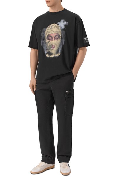 Хлопковая футболка COMME DES FUCKDOWN, арт. CFABM01975, фото 2