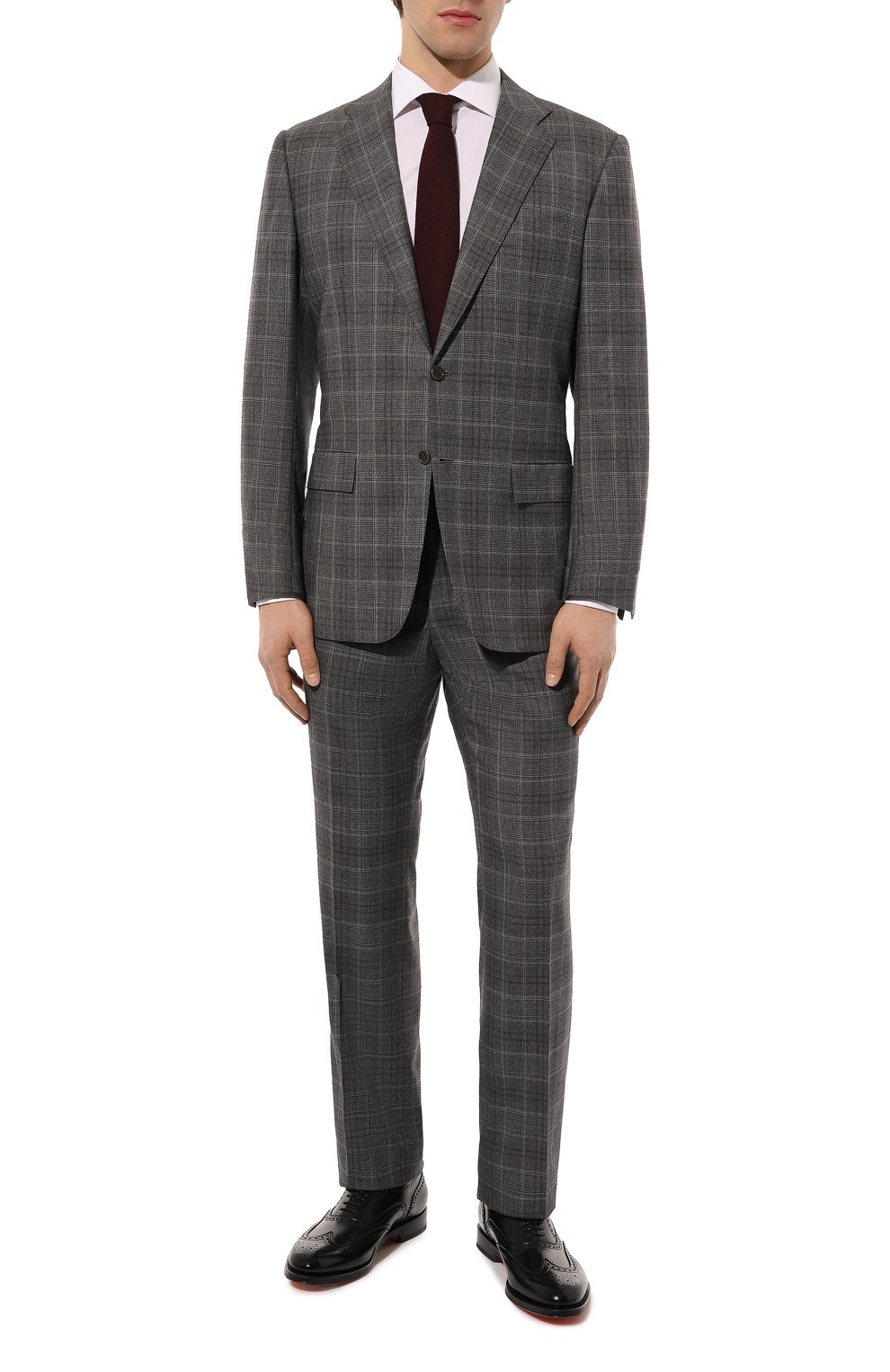 Кожаные оксфорды colin SANTONI, арт. MCCG17836PD5H0BRN01, фото 2