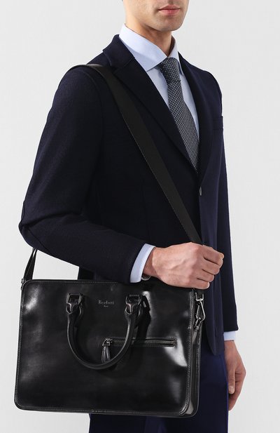 Кожаный портфель с плечевым ремнем BERLUTI, арт. M149259, фото 5