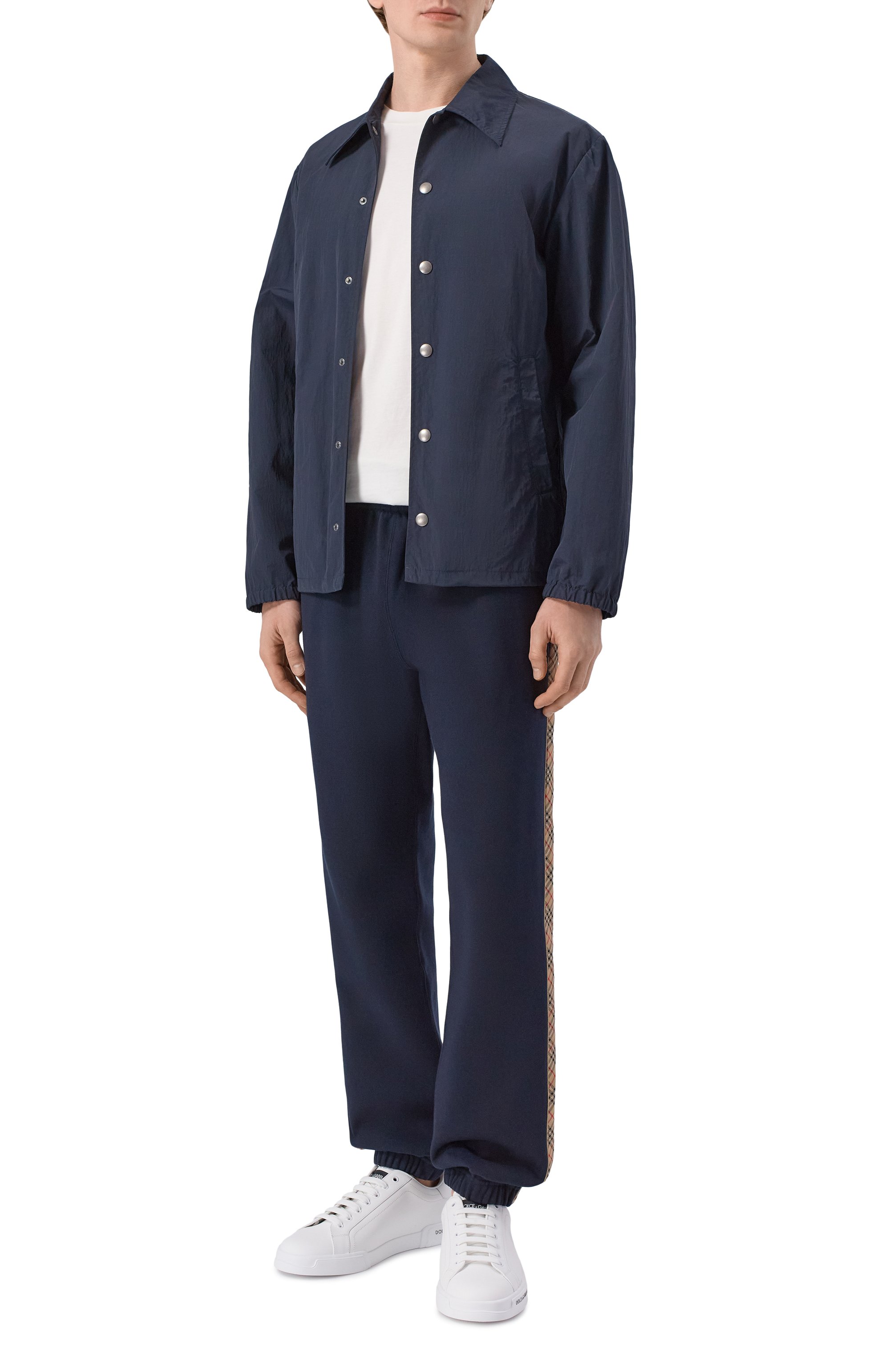 Хлопковые джоггеры BURBERRY, арт. 8118995, фото 2