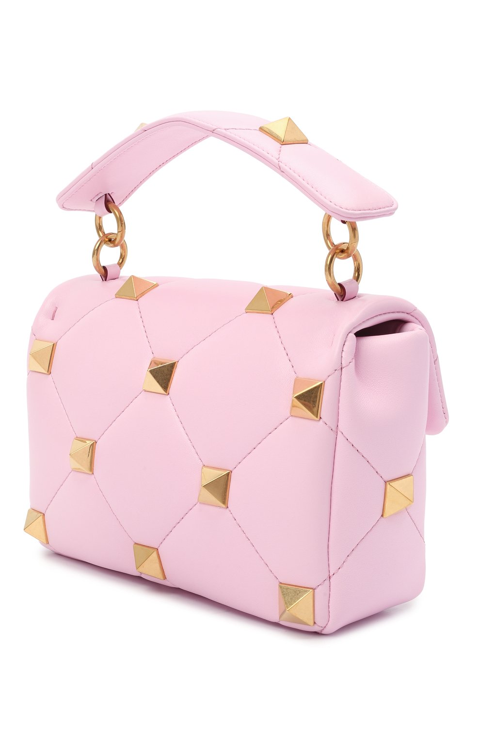 Сумка roman stud medium VALENTINO розового цвета по цене 369000 руб., арт. WW2B0I82/BSF, фото 3 Сумка roman stud medium VALENTINO, арт. WW2B0I82/BSF, фото 3