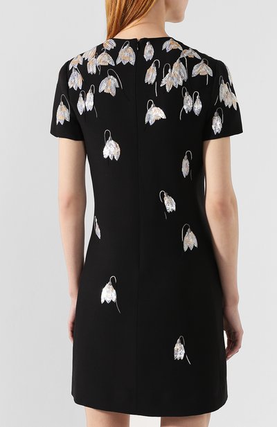 Платье из смеси шерсти и шелка VALENTINO, арт. SB3VAKJ31CF, фото 4