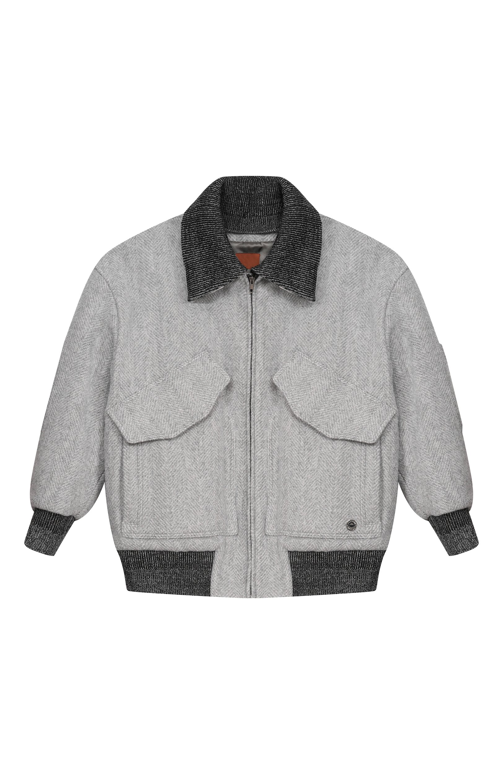 Шерстяной бомбер MISSONI светло-серого цвета по цене 72650 руб., арт. MZ2A47/E0218_001, фото 1 Шерстяной бомбер MISSONI, арт. MZ2A47/E0218_001, фото 1