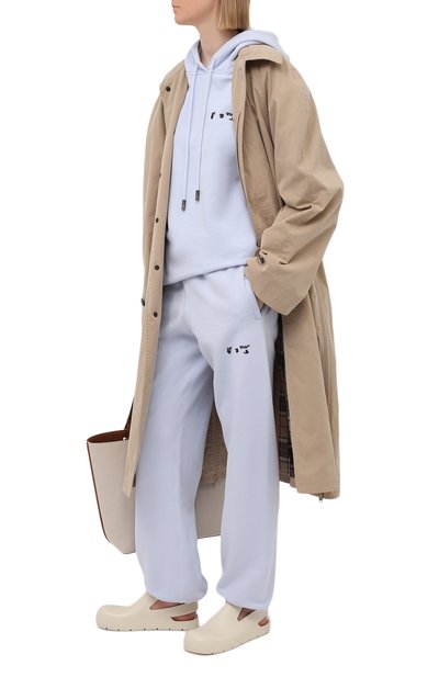 Хлопковые джоггеры OFF-WHITE, арт. 0WCH006S21JER001, фото 2