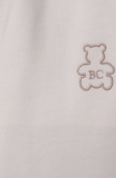 Детские хлопковые джоггеры BRUNELLO CUCINELLI молочного цвета, арт. BTU14E595Z | Фото 3 (Материал сплава: Проставлено; Нос: Не проставлено; Мальчики Кросс-КТ: Джоггеры-одежда; Материал внешний: Хлопок; Ростовка одежда: 6 лет | 116 см)