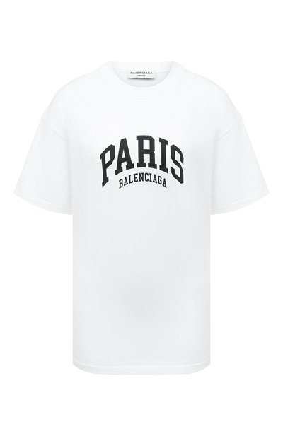 Женская хлопковая футболка BALENCIAGA, арт. 612965 TLVL7