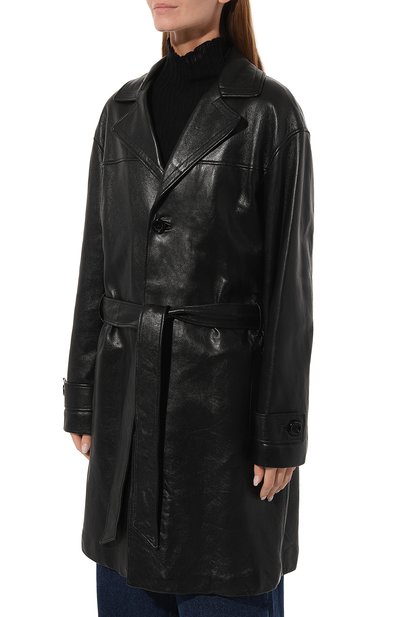 Кожаное пальто GUCCI, арт. 635428 XNAMP, фото 3