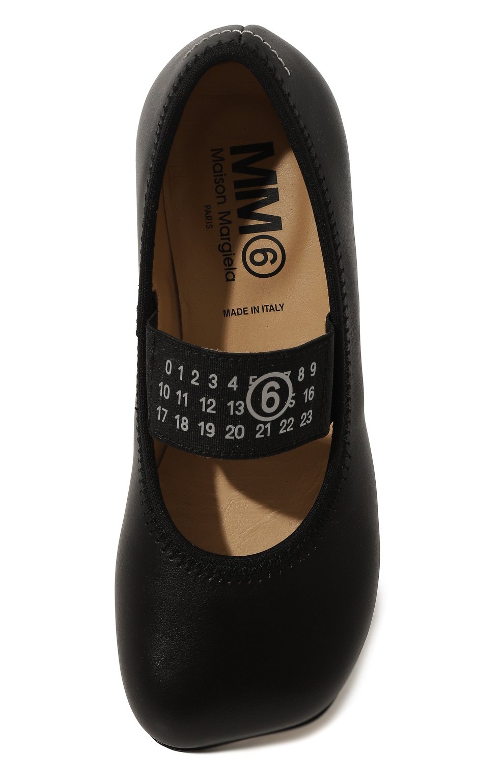 Кожаные балетки MM6, арт. 78104/VAR1/30-35, фото 4