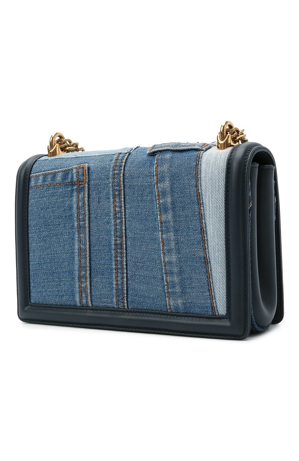 Сумка devotion small DOLCE & GABBANA синего цвета по цене 295000 руб., арт. BB6652/A0621, фото 3 Сумка devotion small DOLCE & GABBANA, арт. BB6652/A0621, фото 3