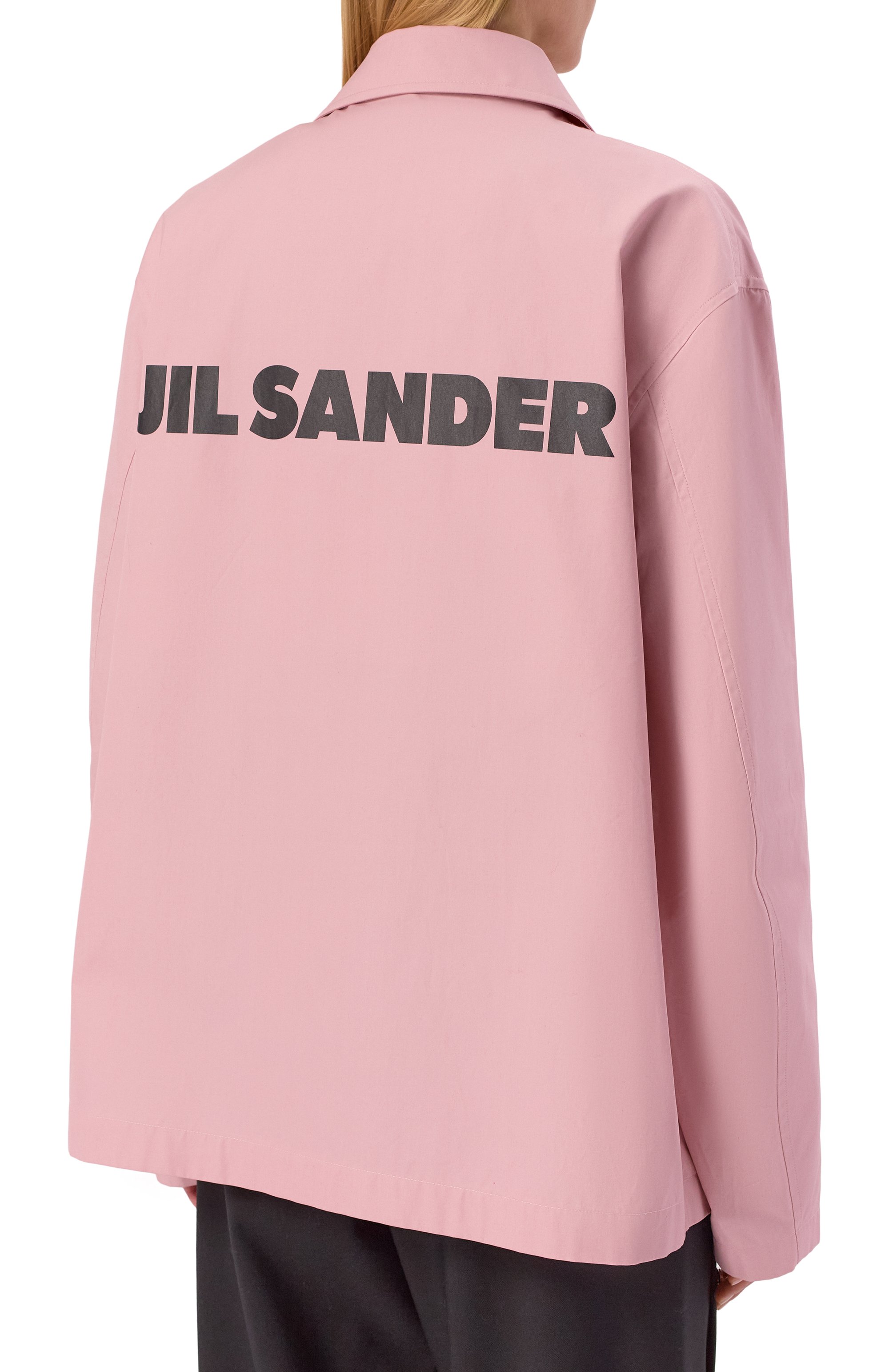 Хлопковая куртка JIL SANDER розового цвета по цене 212500 руб., арт. J53BN0004/J45306, фото 4 Хлопковая куртка JIL SANDER, арт. J53BN0004/J45306, фото 4