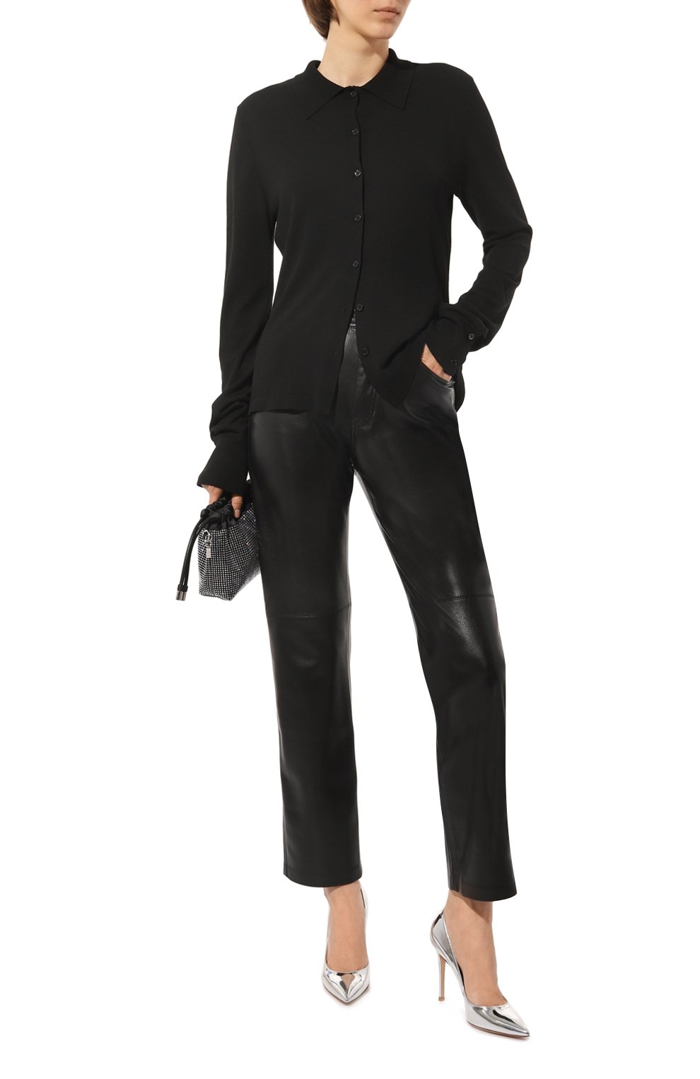 Кожаные туфли gianvito 105 GIANVITO ROSSI, арт. G28470.15RIC.METARGE, фото 2