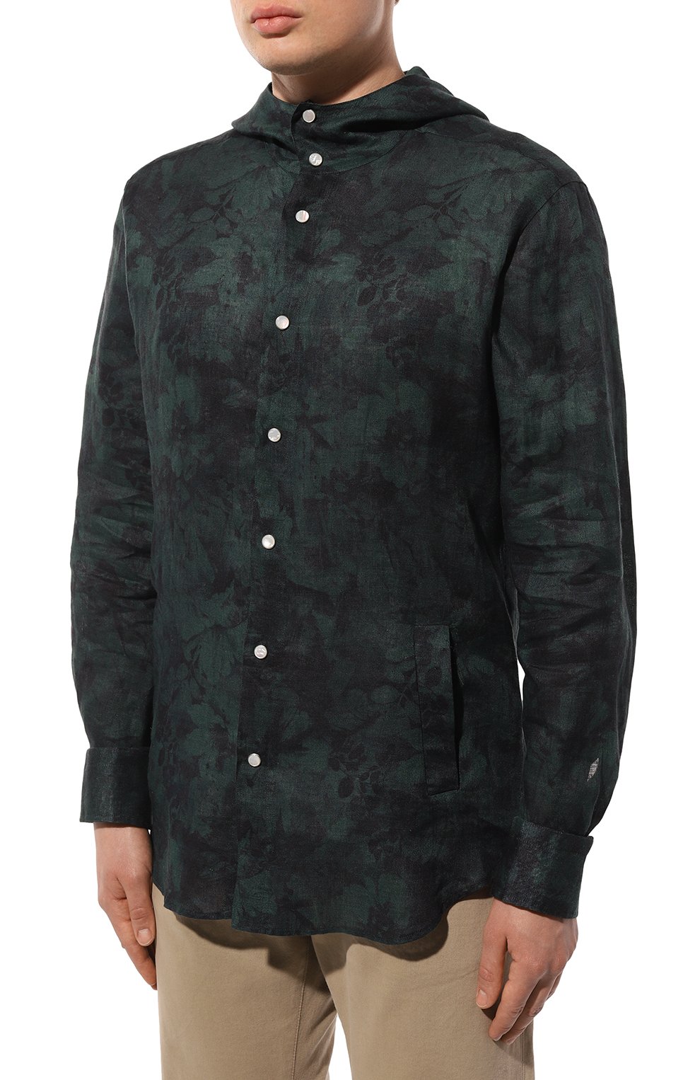 Льняная рубашка KITON, арт. UMCMARH08868, фото 3