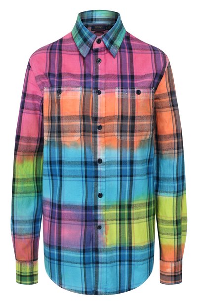 Женская хлопковая рубашка POLO RALPH LAUREN, арт. 211792562