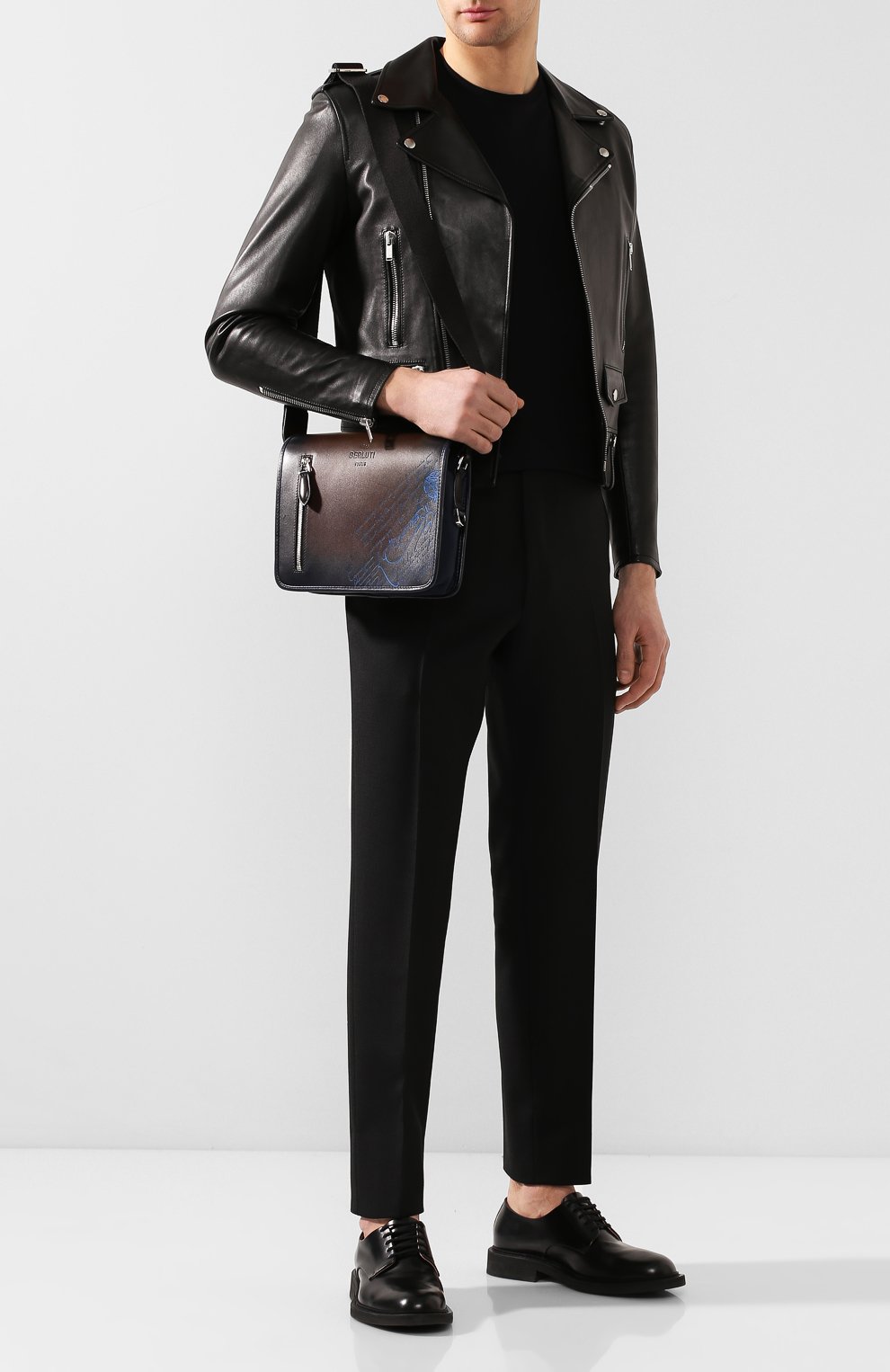 Кожаная сумка BERLUTI, арт. M196071, фото 2