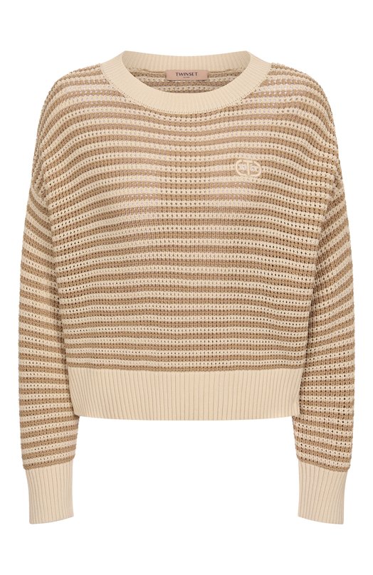 Свитер из вискозы Twinset 251TP3321 Бежевый 251TP3321