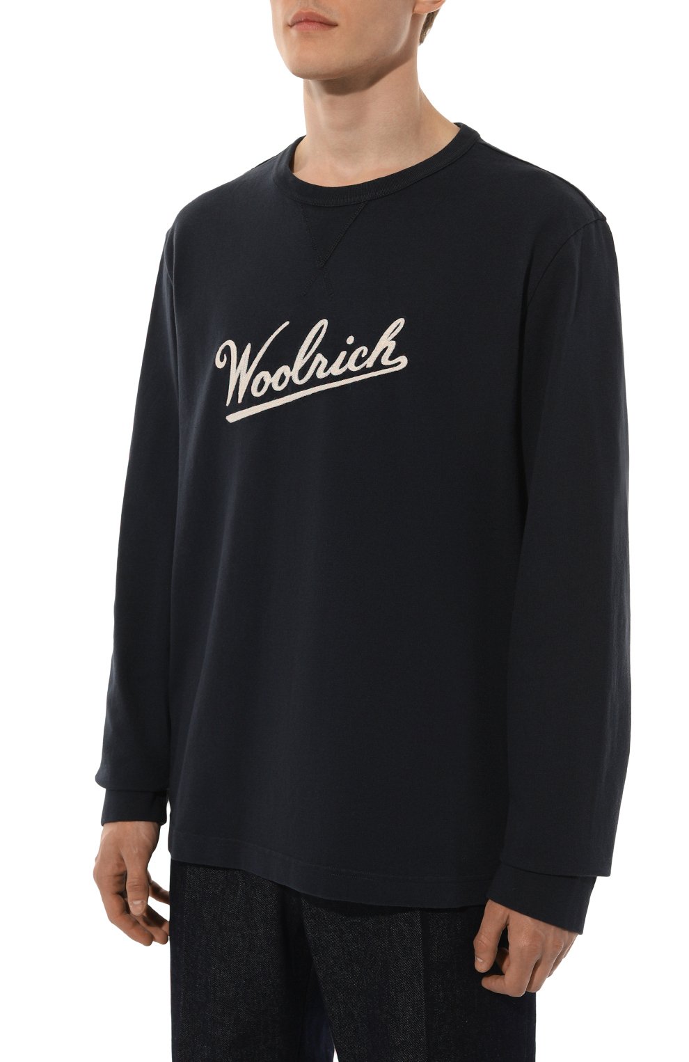 Хлопковый лонгслив WOOLRICH, арт. CFWOTE0137MRUT3385, фото 3