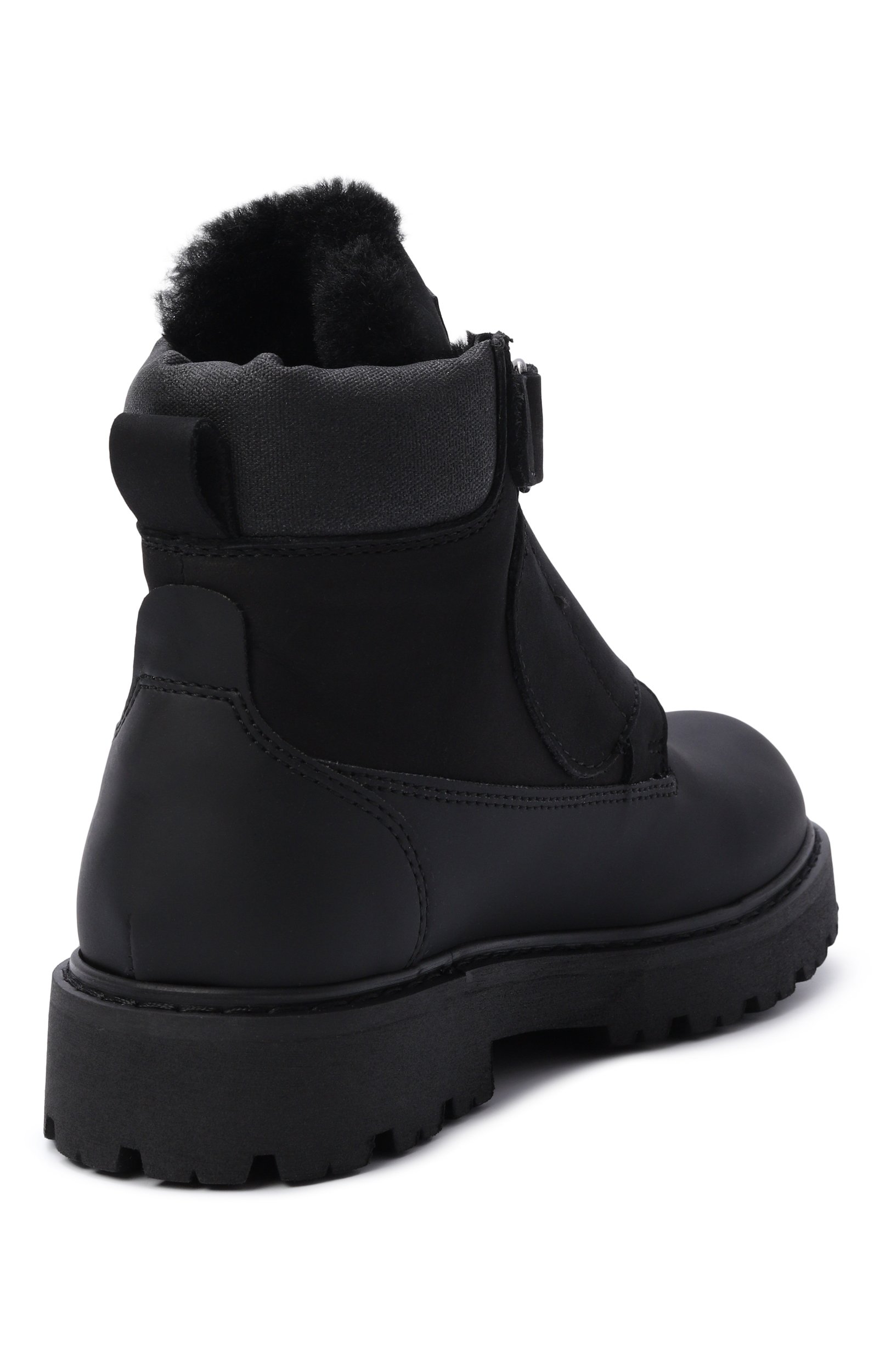 Утепленные ботинки DIRK BIKKEMBERGS черного цвета по цене 29950 руб., арт. K3B5-21990/1859, фото 3 Утепленные ботинки DIRK BIKKEMBERGS, арт. K3B5-21990/1859, фото 3