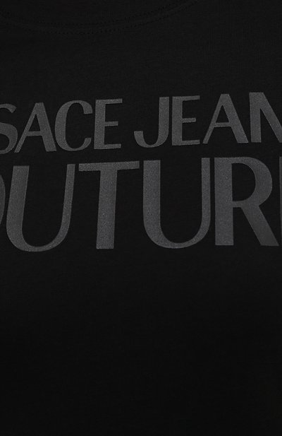 Хлопковая футболка VERSACE JEANS COUTURE, арт. B2HWA7TA-WDP608 L0G0 PLAS/30454, фото 5