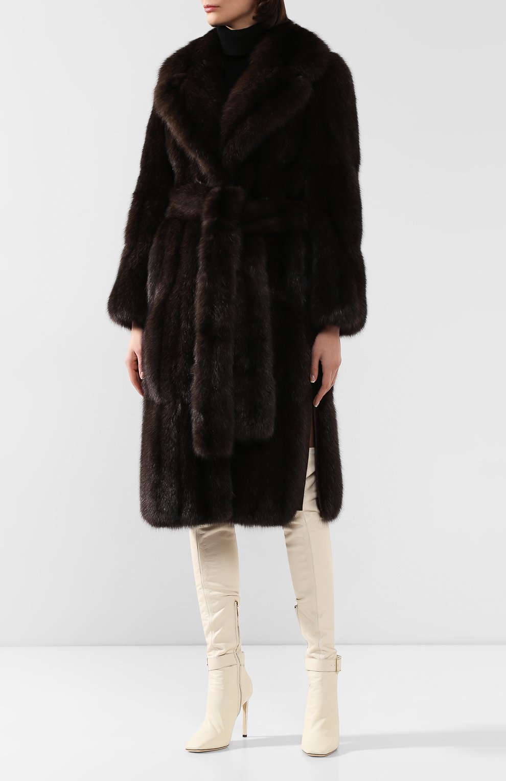 Шуба из меха соболя ZILLI, арт. WAS-ZC0N2-ZIB00/0001, фото 3