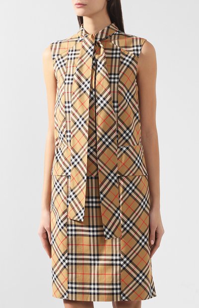 Хлопковое платье BURBERRY, арт. 8004561, фото 3