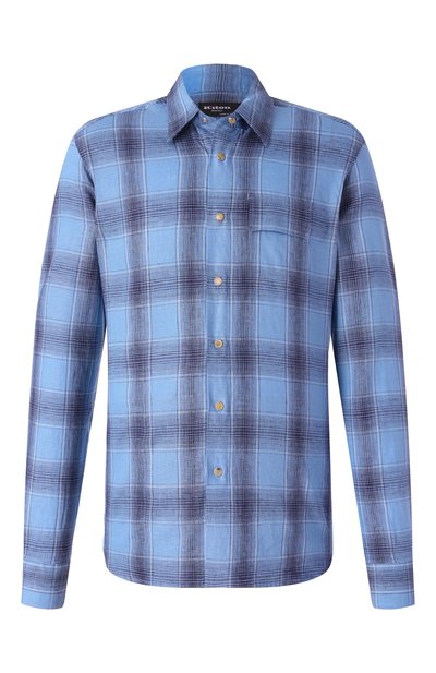 Мужская льняная рубашка KITON, арт. UMCBUBAH0926401_5XL-8XL