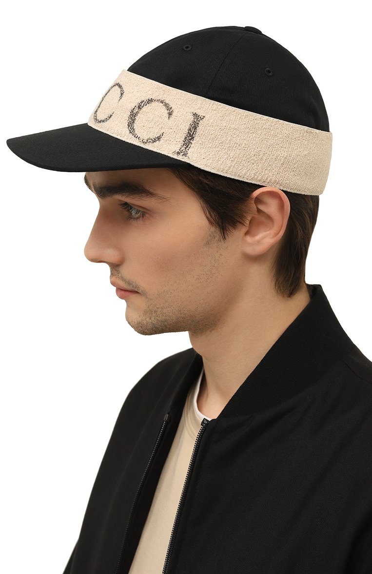 Хлопковая бейсболка GUCCI, арт. 492545 4HC56, фото 1