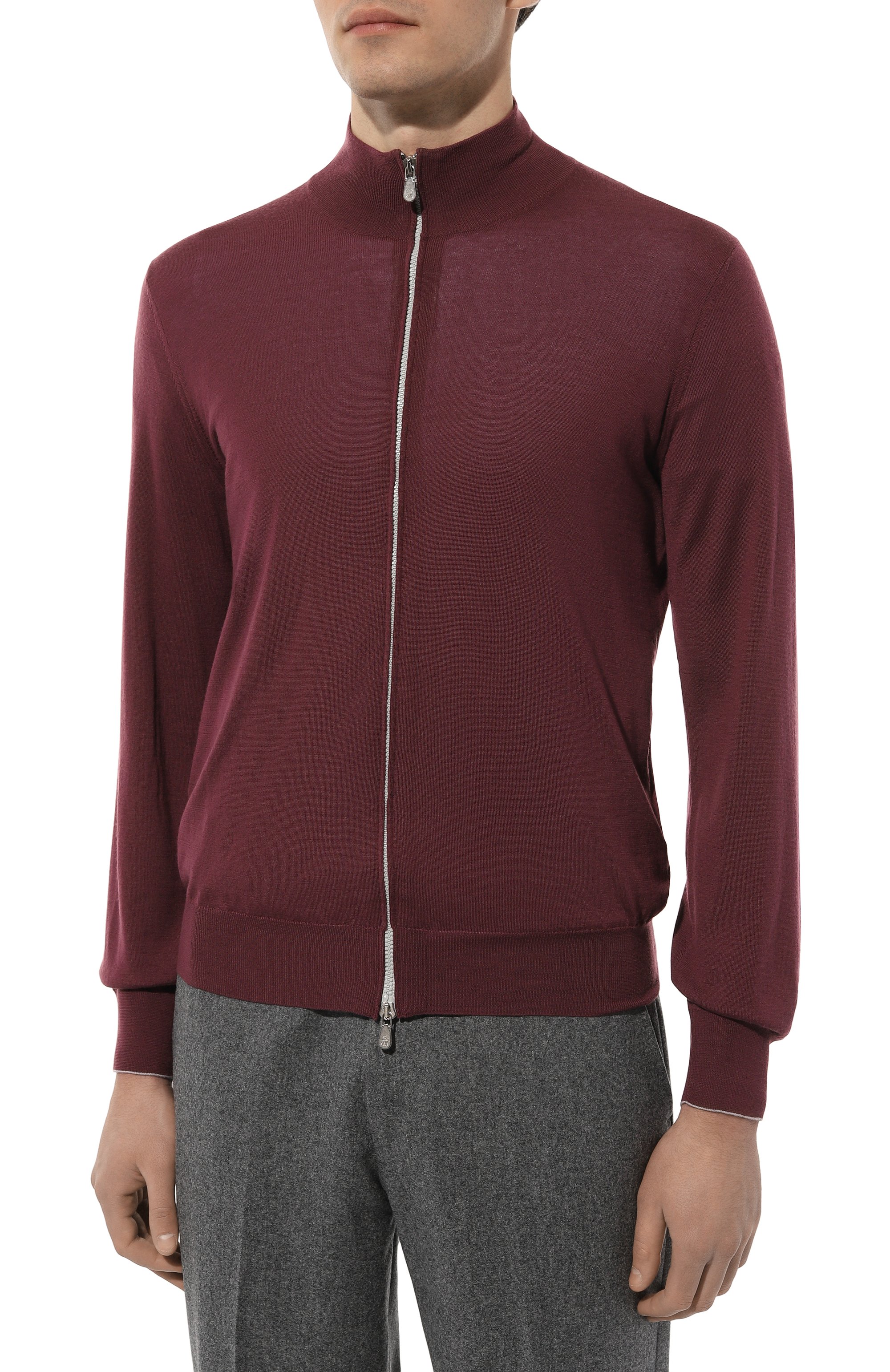 Кардига�н из шерсти и кашемира BRUNELLO CUCINELLI, арт. M2400106, фото 3