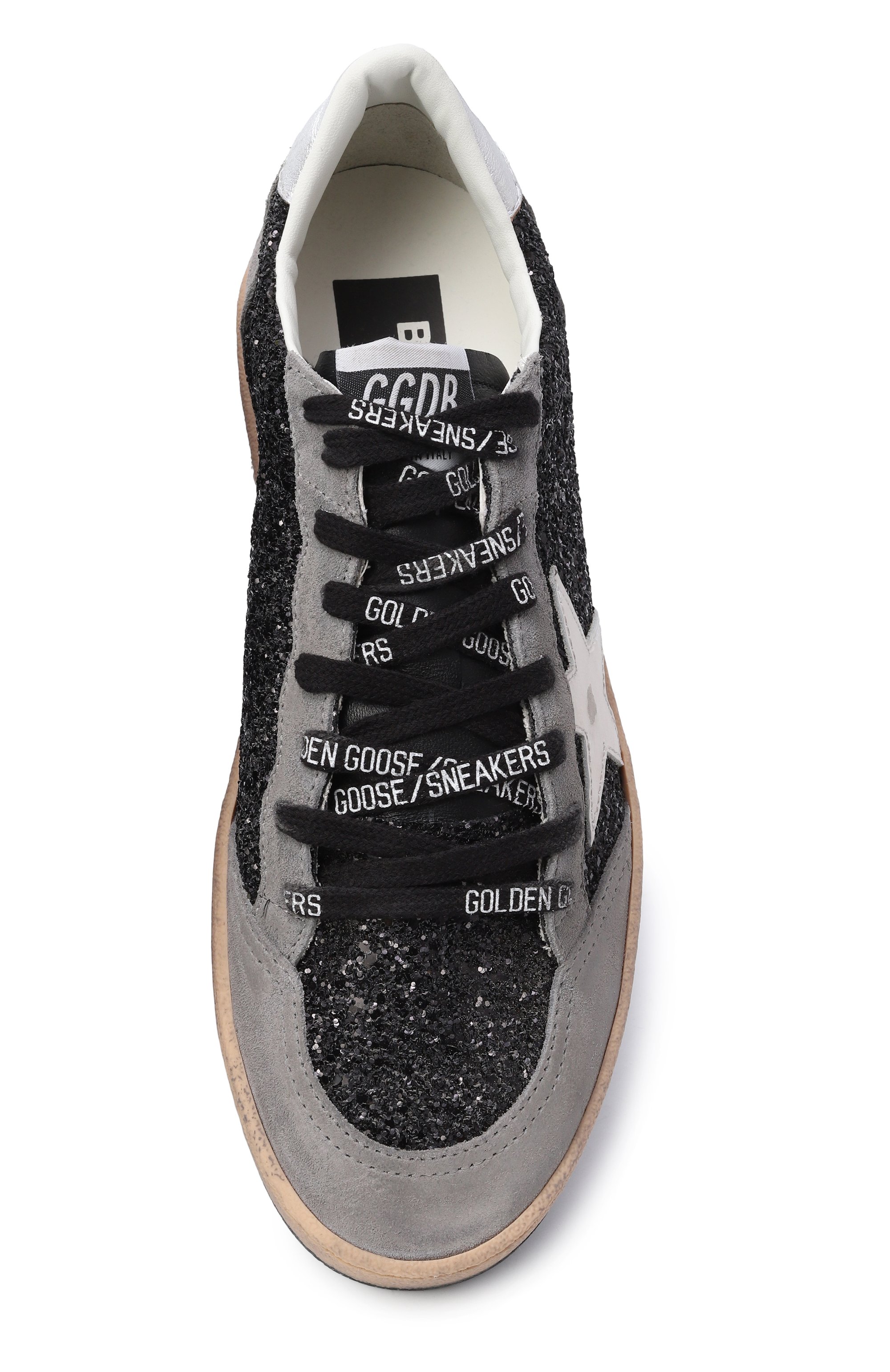 Комбинированные кеды ball star GOLDEN GOOSE DELUXE BRAND, арт. GWF00117.F006675, фото 6