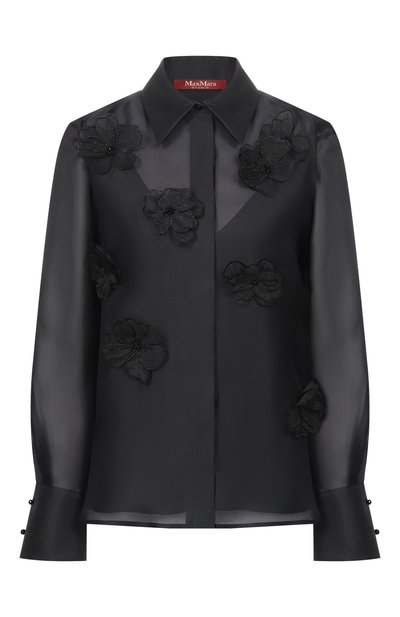 Женская шелковая рубашка MAX MARA STUDIO, арт. MSEAGI