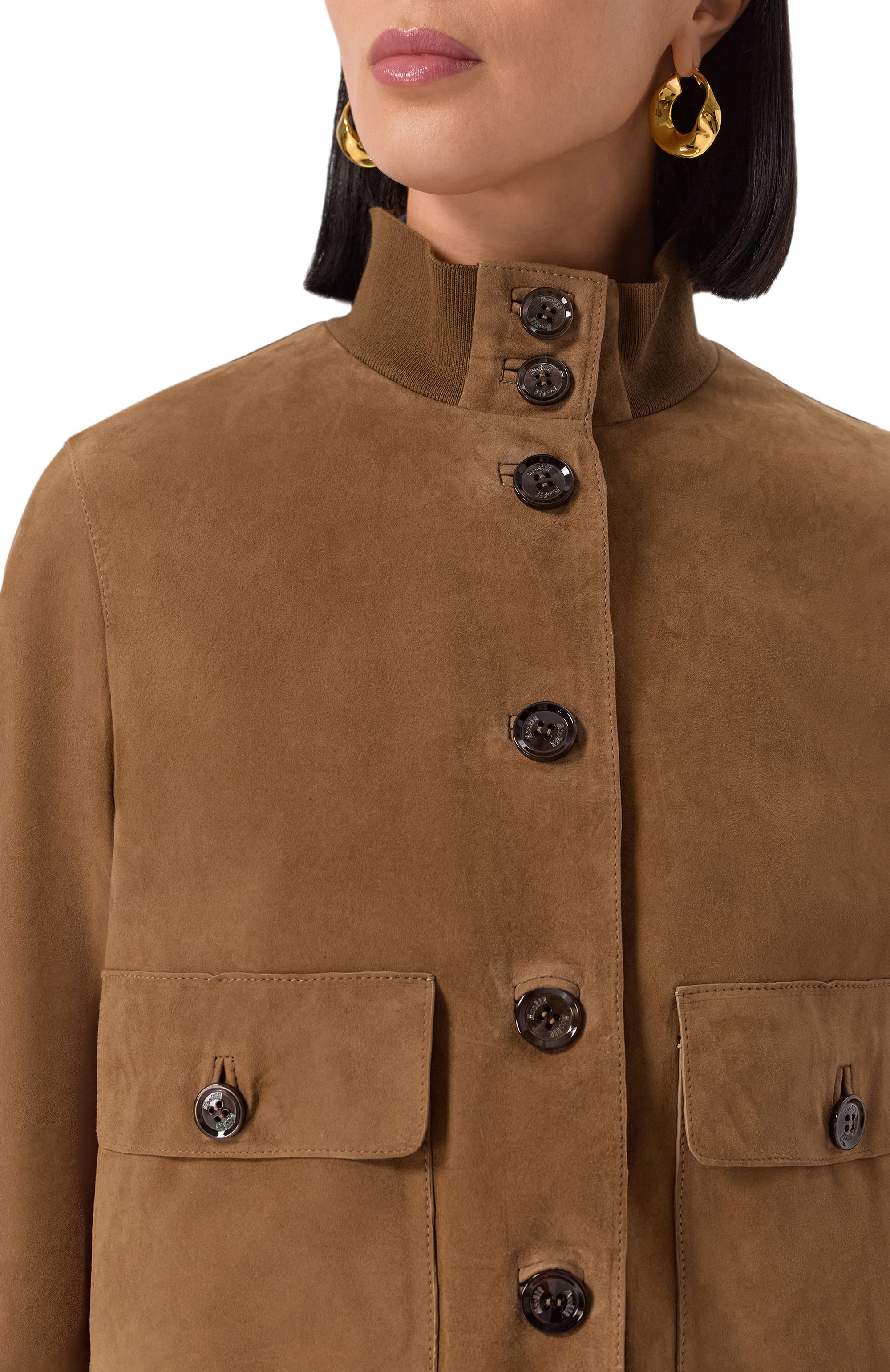 Замшевый бомбер MOORER, арт. NATIZZA-UR, фото 5