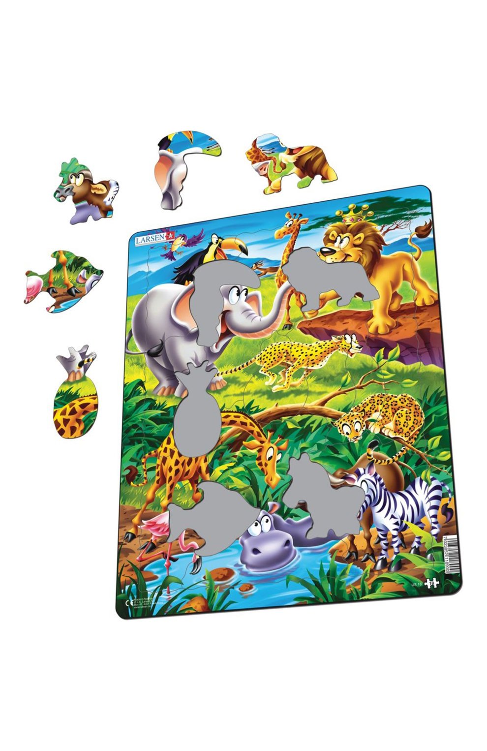 Пазл животные сафари LARSEN, арт. US16, фото 2
