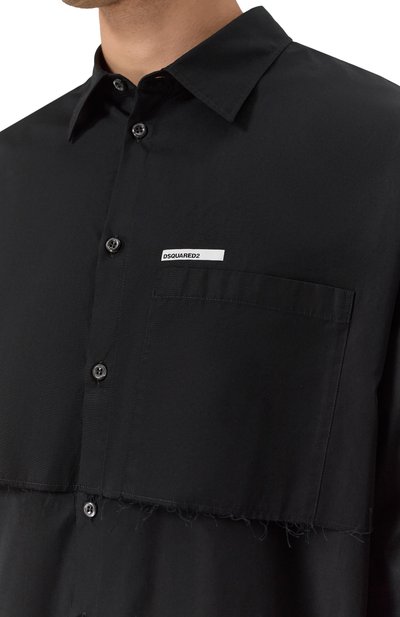 Хлопковая рубашка DSQUARED2, арт. S74DM0947/S36275, фото 5