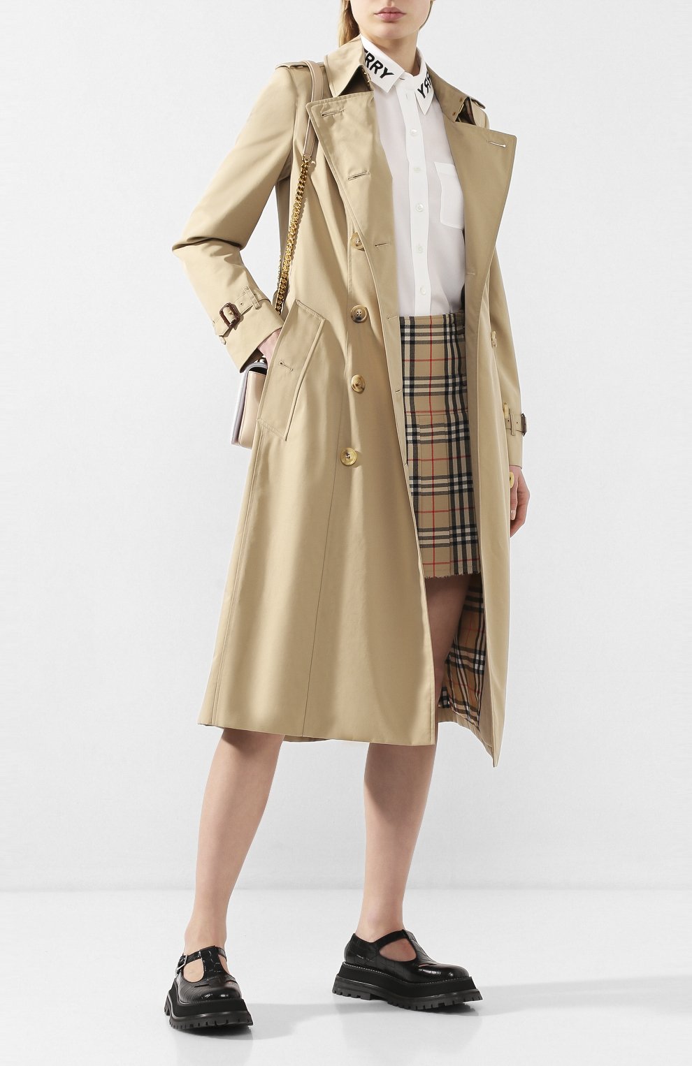 Шелковая рубашка BURBERRY, арт. 8029579, фото 2