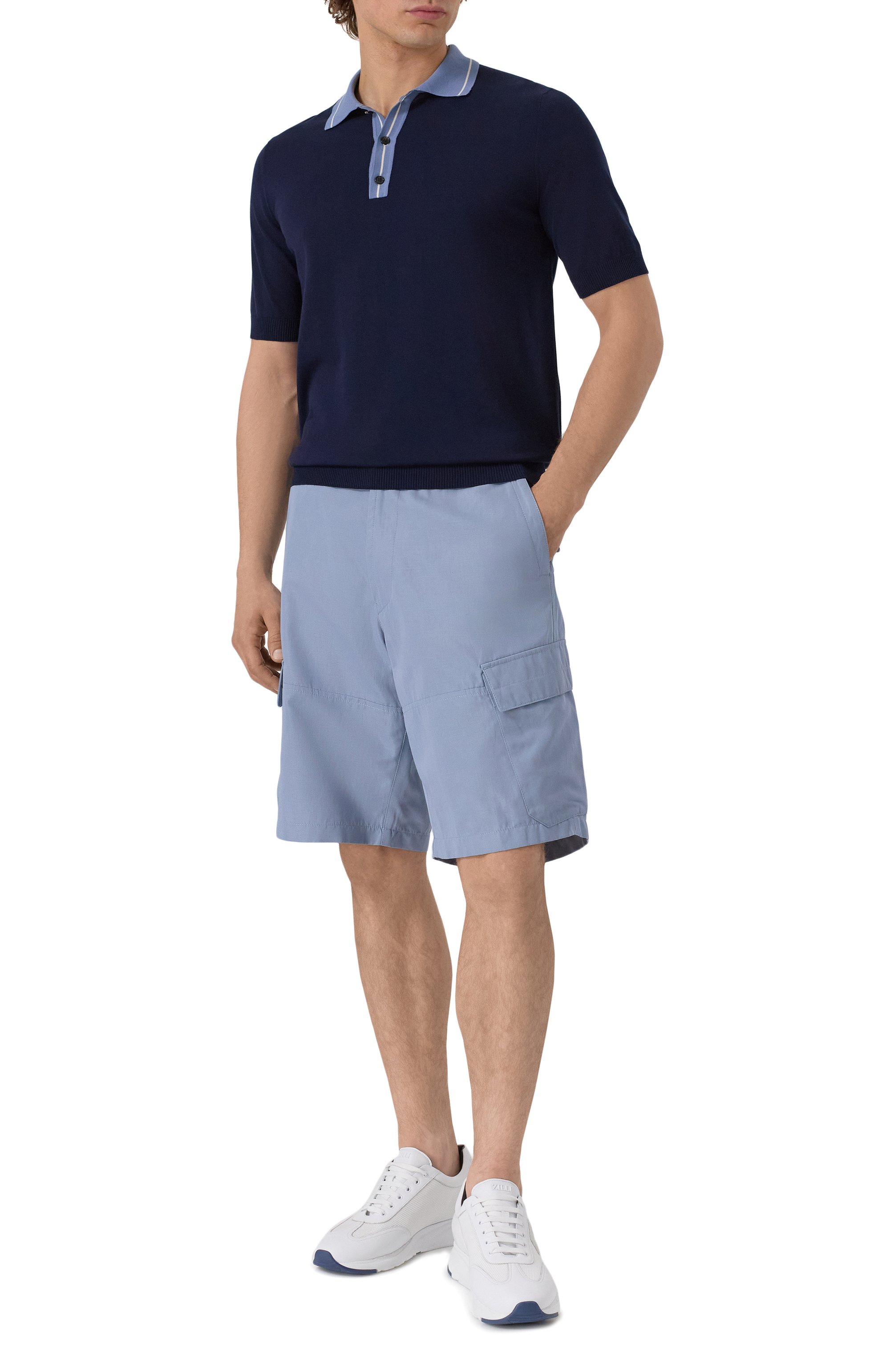 Шорты из хлопка и льна ZILLI, арт. CPPTA9M076192002U, фото 2