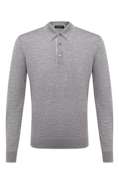 Мужская поло из шерсти и шелка STEFANO RICCI, арт. K606307P03/F22460