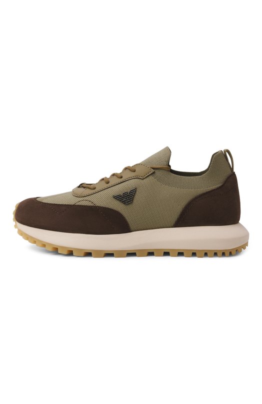 Текстильные кроссовки Emporio Armani EM003739/AF19724 Хаки  EM003739/AF19724 Фото 3