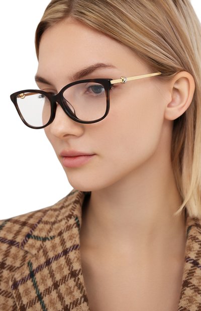 Оправа CARTIER коричневого цвета по цене 69950 руб., арт. CT02570A 002, фото 2 Оправа CARTIER, арт. CT02570A 002, фото 2