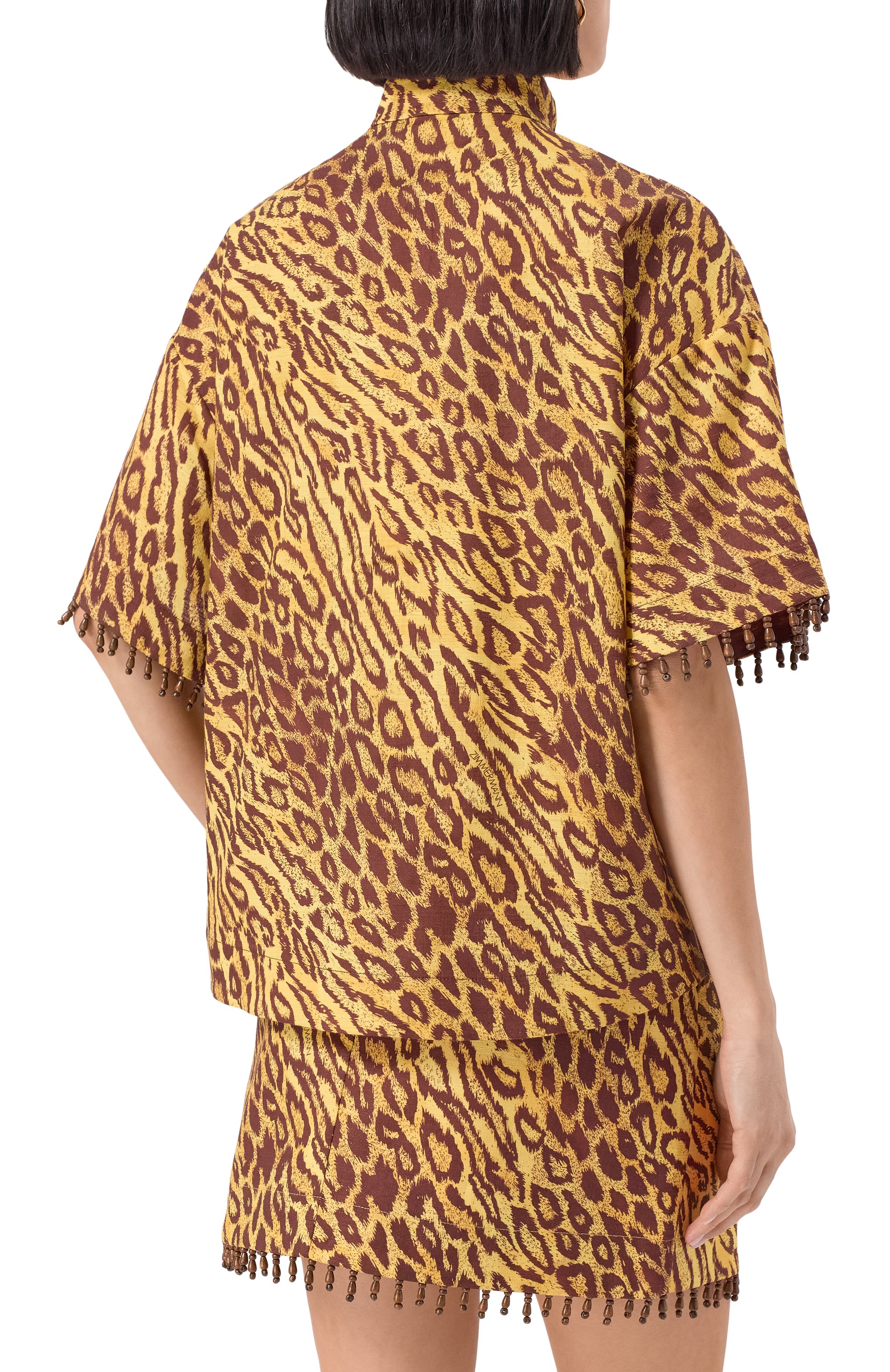 Хлопковая рубашка ZIMMERMANN, арт. 3780TSS254, фото 4