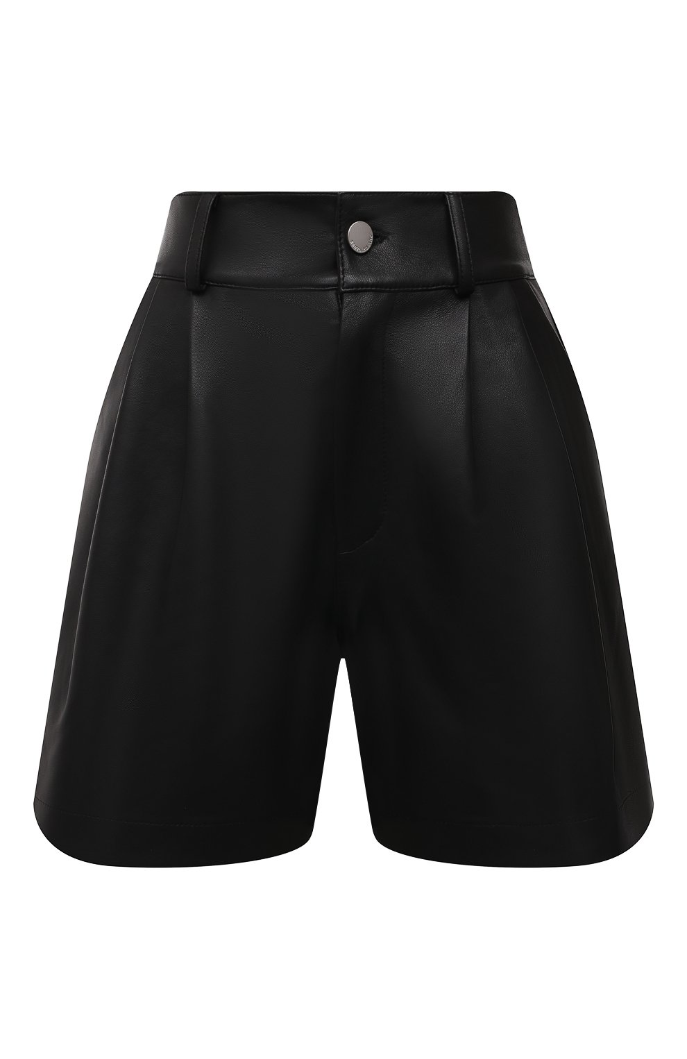 Кожаные шорты REDVALENTINO черного цвета по цене 67550 руб., арт. WR3NH01H/639, фото 1 Кожаные шорты REDVALENTINO, арт. WR3NH01H/639, фото 1