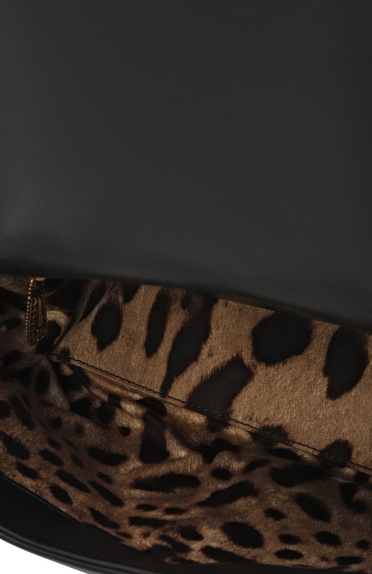 Женская сумка devotion soft DOLCE & GABBANA черного цвета, арт. BB7541/AF984 | Фото 5 (Автоматизация состава: Проставлено; Размер: small; Материал: Натуральная кожа; Ремень/цепочка: На ремешке; Автоматизация ТО: Проставлено)