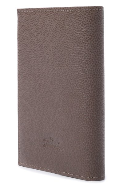 Кожаная обложка для паспорта LONGCHAMP темно-бежевого цвета по цене 12400 руб., арт. L3416021/021, фото 2 Кожаная обложка для паспорта LONGCHAMP, арт. L3416021/021, фото 2
