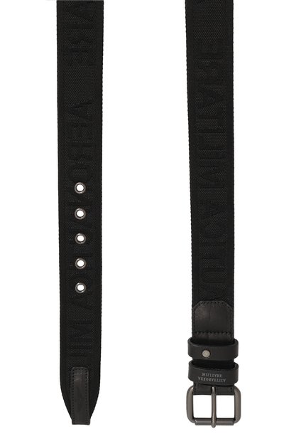 Текстильный ремень AERONAUTICA MILITARE черного цвета по цене 14250 руб., арт. 232/CI298CT3211, фото 3 Текстильный ремень AERONAUTICA MILITARE, арт. 232/CI298CT3211, фото 3