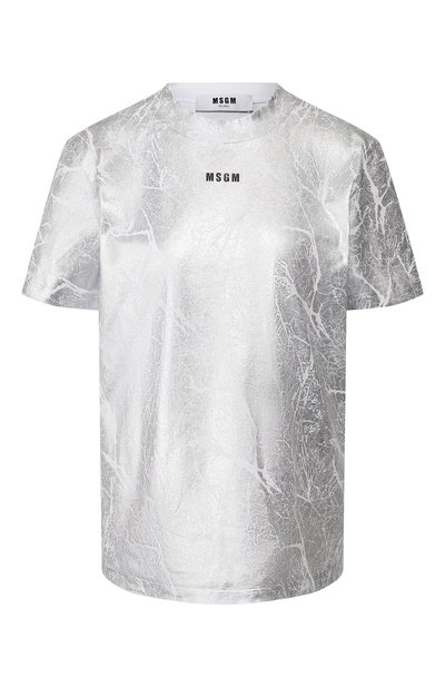 Женская хлопковая футболка MSGM, арт. 2741MDM170 195797