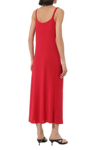 Платье PIETRO BRUNELLI красного цвета по цене 24700 руб., арт. AS2204/PL0082/9999, фото 4 Платье PIETRO BRUNELLI, арт. AS2204/PL0082/9999, фото 4